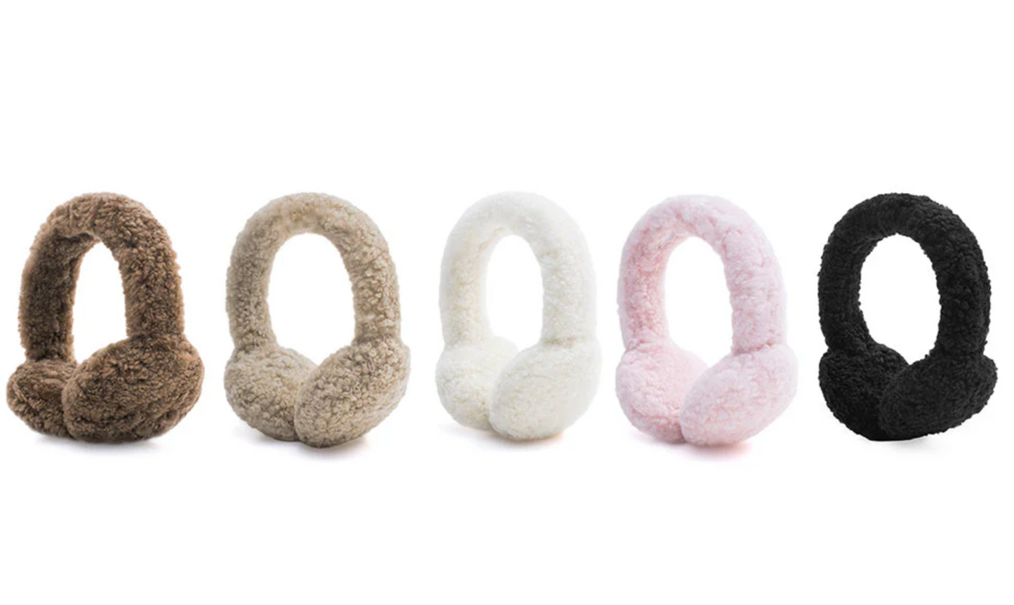 UGG Women Adjustable Sheepskin Wool Earmuff Cozette