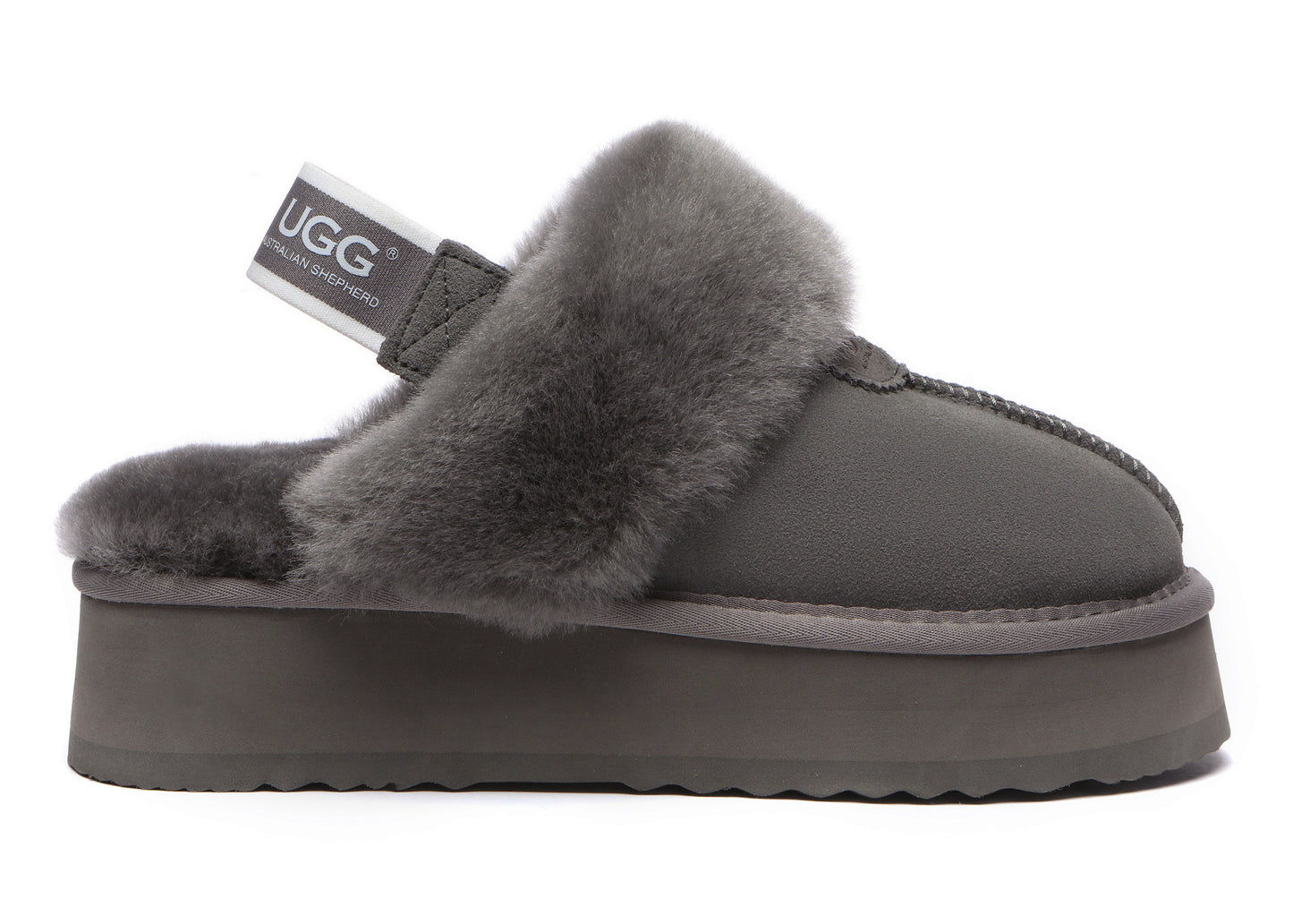 UGG Slippers Women Removable Strap Slingback Platform Waffle