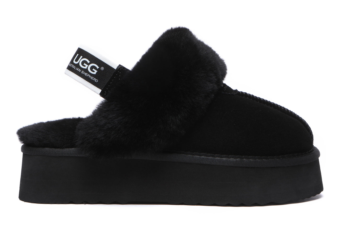 UGG Slippers Women Removable Strap Slingback Platform Waffle