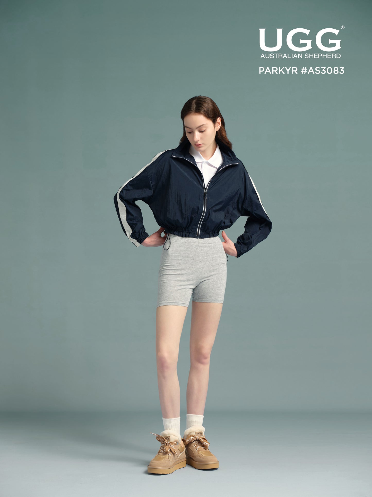 UGG Boots Sheepskin Wool Lace Up Platform Sneakers Parkyr