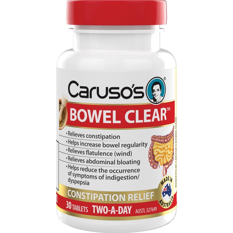 Caruso's Bowel Clear (30 Tablets)