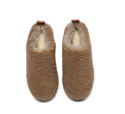 UGG Slippers Sheepskin Wool Plush Ankle Booties Teddycozy