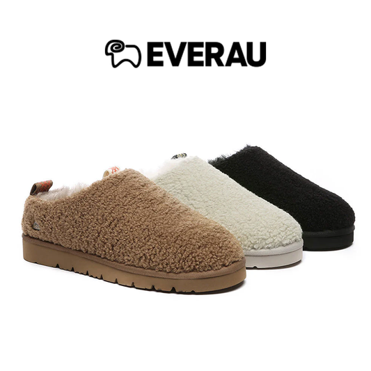 UGG Slippers Sheepskin Wool Plush Ankle Booties Teddycozy