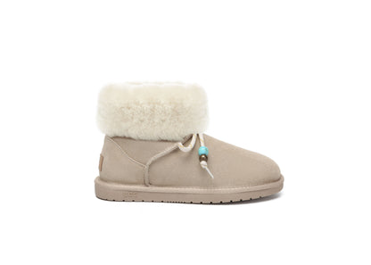 UGG Boots Women Sheepskin Wool Adjustable Strap Carlos