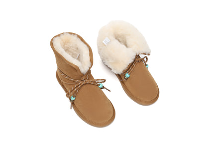 UGG Boots Women Sheepskin Wool Adjustable Strap Carlos