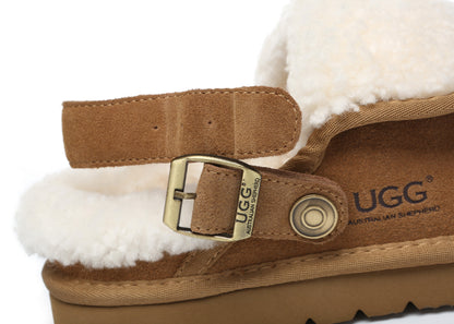 Buckle Strap UGG Slippers Tenley