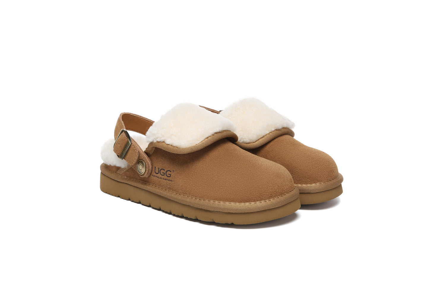 Buckle Strap UGG Slippers Tenley