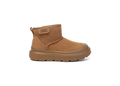 UGG Boots Sheepskin Wool Ankle Chunky Platform Harrison