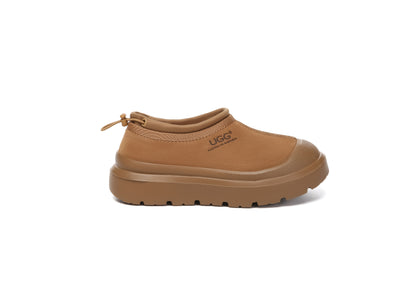 UGG Slippers Sheepskin Wool Drawstring Chunky Platform Harlow