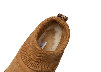 UGG Slippers Sheepskin Wool Stretchy Ankle Margaret