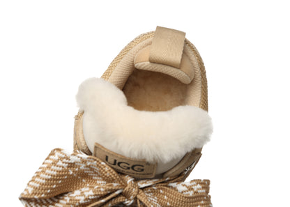 UGG Boots Sheepskin Wool Lace Up Platform Sneakers Parkyr