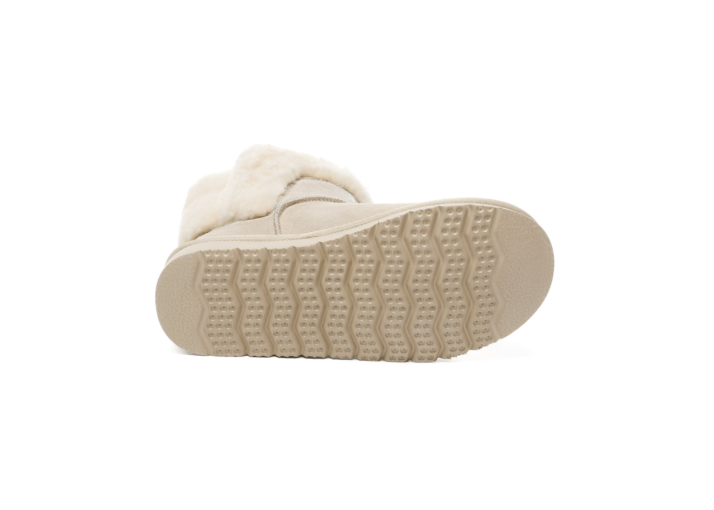 UGG Boots Sheepskin Wool Shearling Lined Ankle Mini Oatha