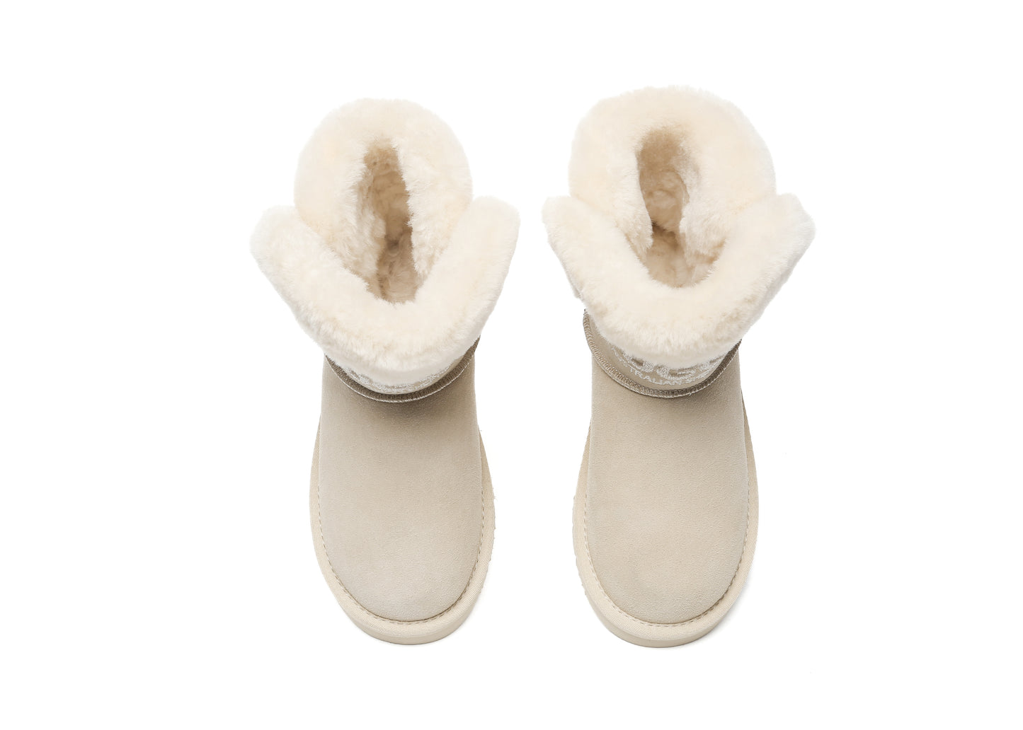 UGG Boots Sheepskin Wool Shearling Lined Ankle Mini Oatha