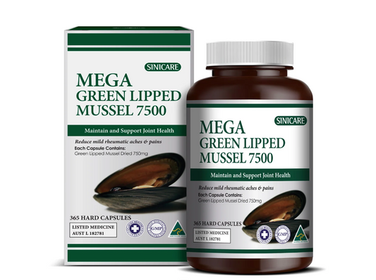 Sinicare Mega Green Lipped Mussels Health Foods