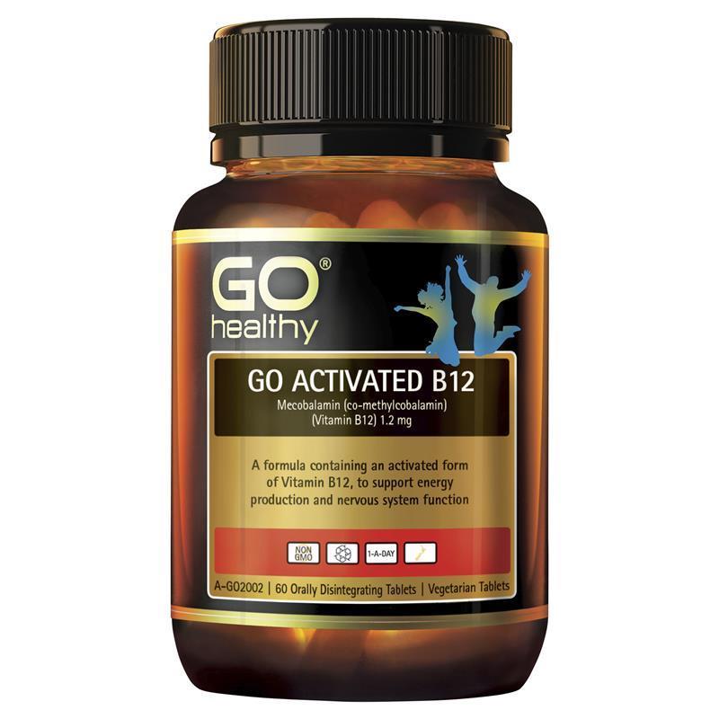 GO Healthy Activated B12 60 Tablets – SInicare Health