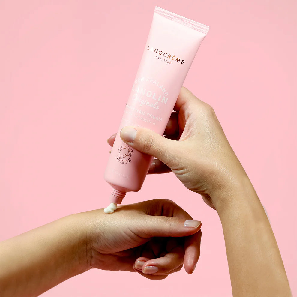 Lanocreme Lanolin Originals Hand & Nail Cream with Vitamin E (100g)