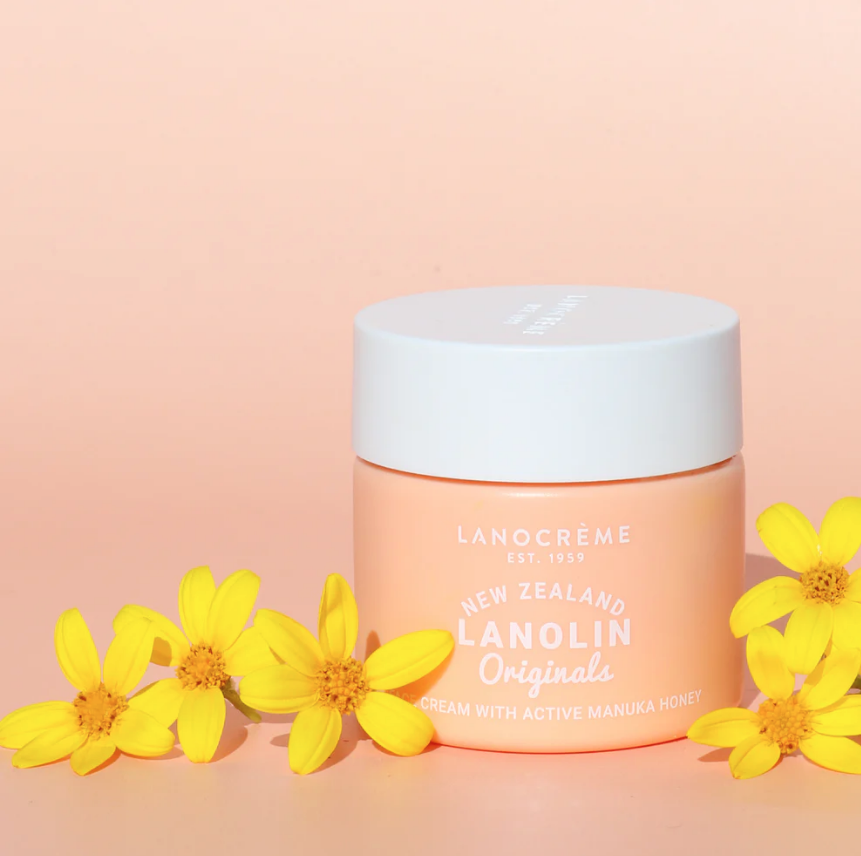 Lanocreme Lanolin Originals Face Cream with Active Manuka Honey (100g)