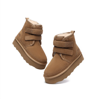 UGG Platform Boots Women Hook And Loop Lightweight Vigour