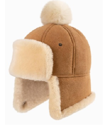 UGG KIDS SHEEPSKIN UPFLAP HAT